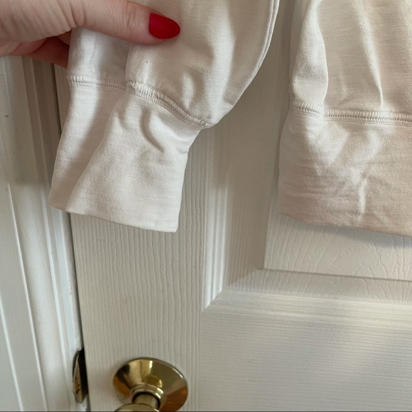 SUNDRY Beach Happy Off Shoulder Pullover In Pigment Paper Size 2 (Medium) - Picture 6 of 10